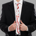 Dripping Blood Print Necktie