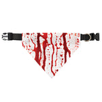 Dripping Blood Print Over The Collar Dog Bandana
