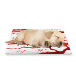 Dripping Blood Print Pet Cooling Mat Cover
