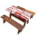 Dripping Blood Print Picnic Table Cover
