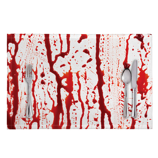 Dripping Blood Print Placemat