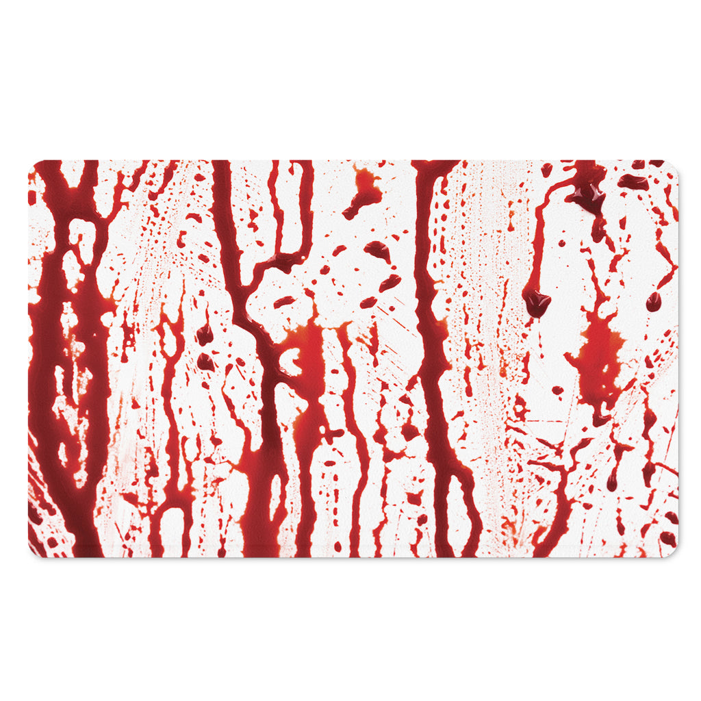 Dripping Blood Print Polyester Doormat