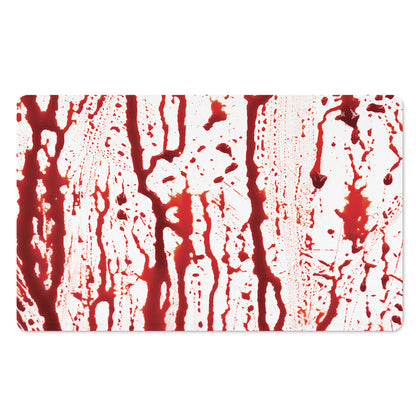 Dripping Blood Print Polyester Doormat