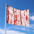 Dripping Blood Print Polyester Flag