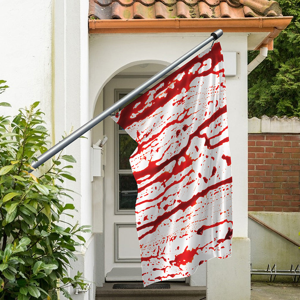 Dripping Blood Print Polyester Flag