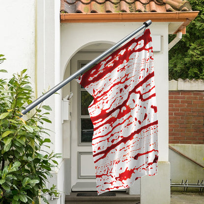 Dripping Blood Print Polyester Flag