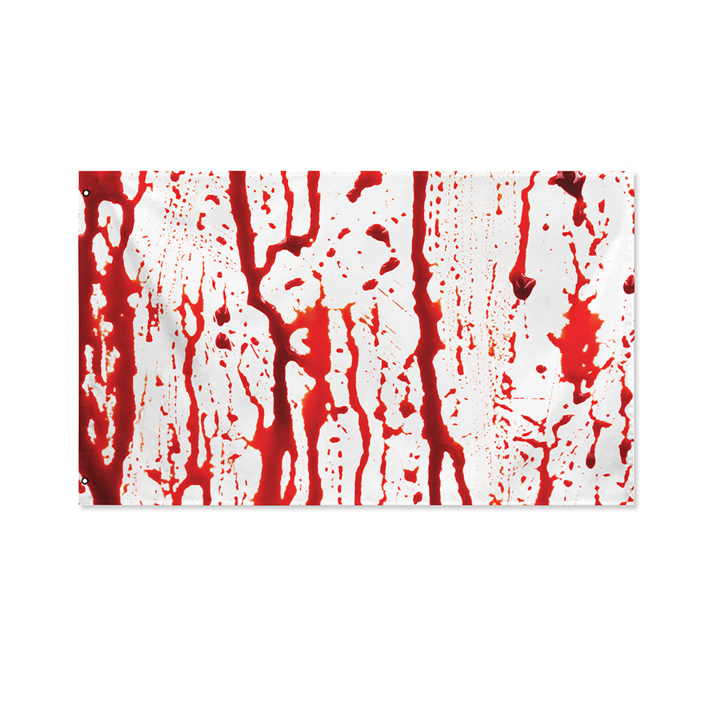 Dripping Blood Print Polyester Flag