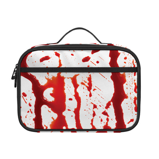 Dripping Blood Print Portable Lunch Bag
