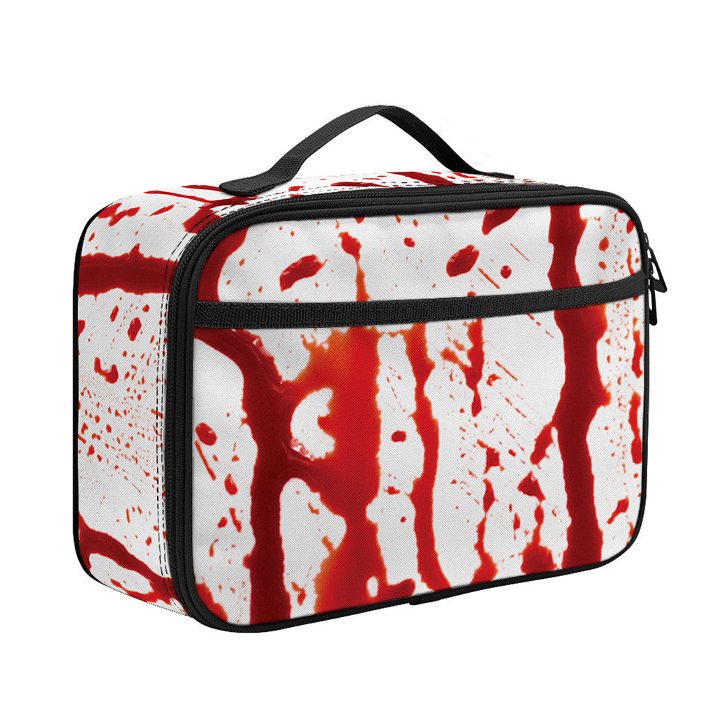 Dripping Blood Print Portable Lunch Bag