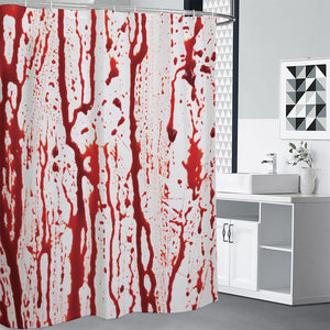 Dripping Blood Print Premium Shower Curtain