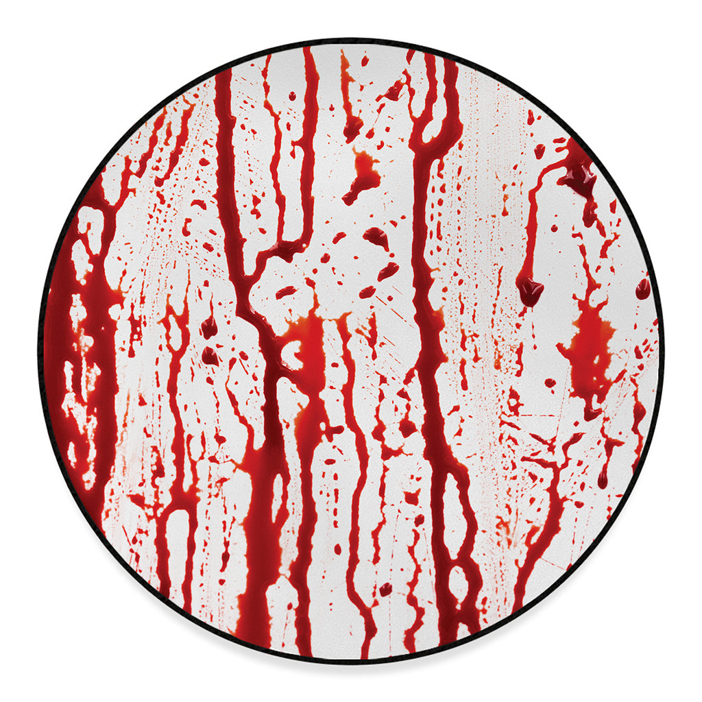 Dripping Blood Print Round Floor Mat