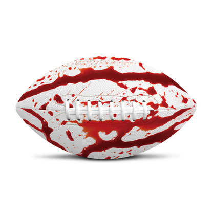 Dripping Blood Print Rugby Ball