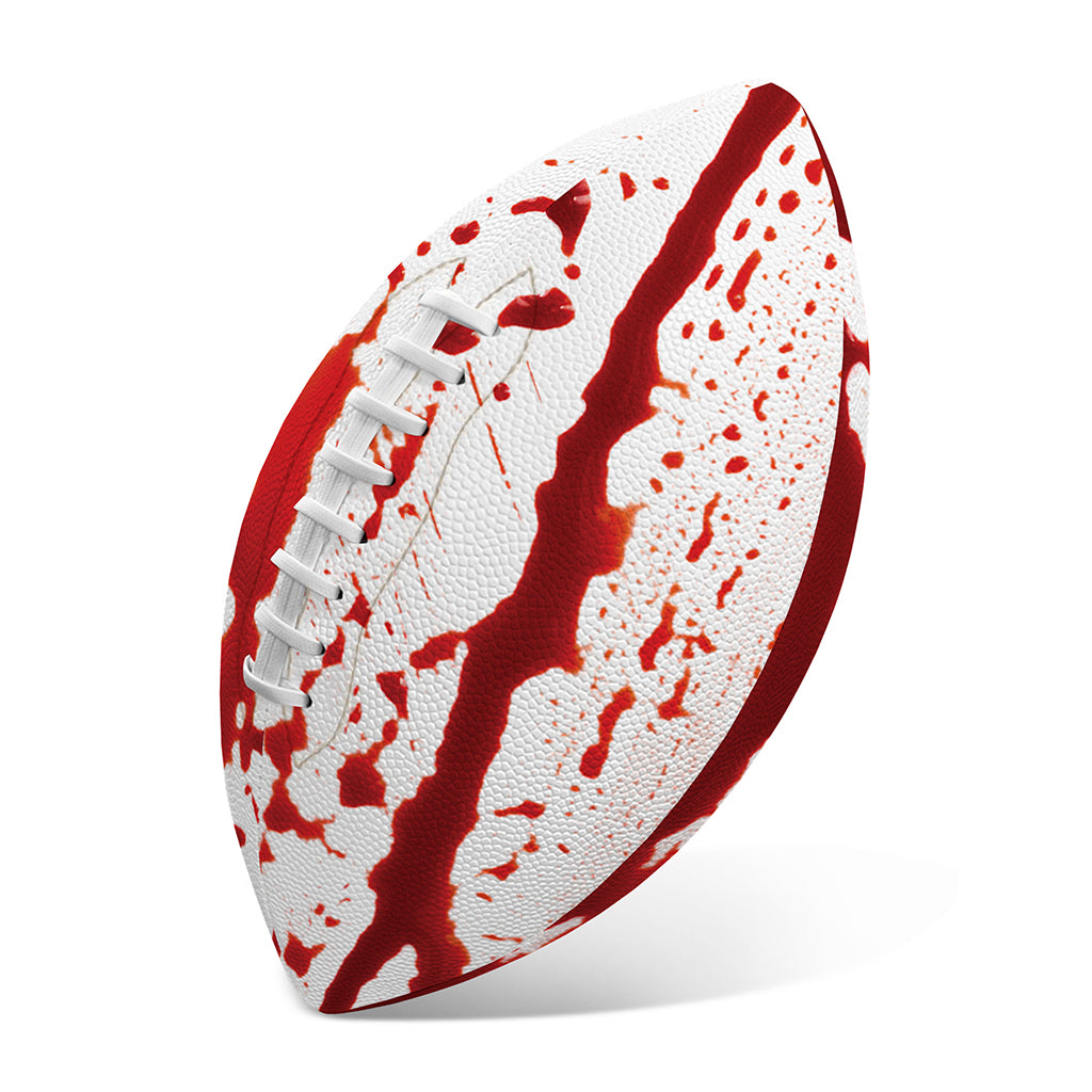 Dripping Blood Print Rugby Ball