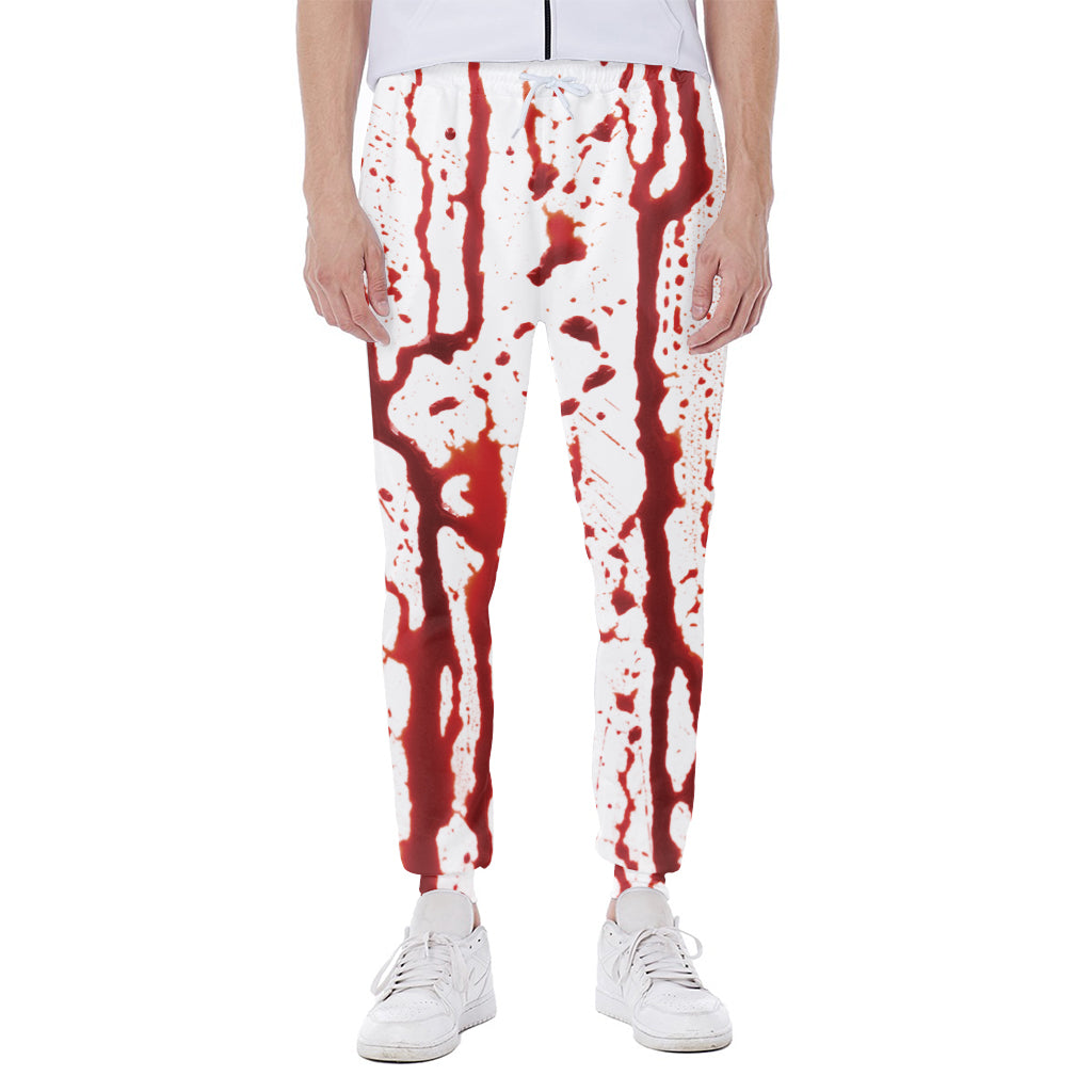 Dripping Blood Print Scuba Joggers