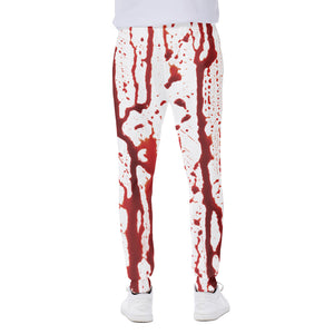 Dripping Blood Print Scuba Joggers