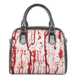 Dripping Blood Print Shoulder Handbag