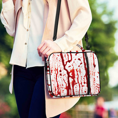 Dripping Blood Print Shoulder Strap Bible Bag