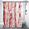 Dripping Blood Print Shower Curtain