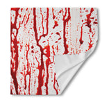 Dripping Blood Print Silk Bandana