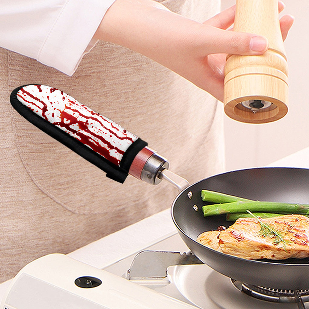 Dripping Blood Print Skillet Handle Cover