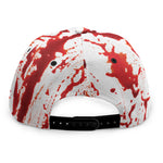 Dripping Blood Print Snapback Cap