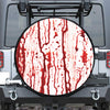 Dripping Blood Print Tire Cover