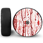 Dripping Blood Print Tire Cover With Camera Hole