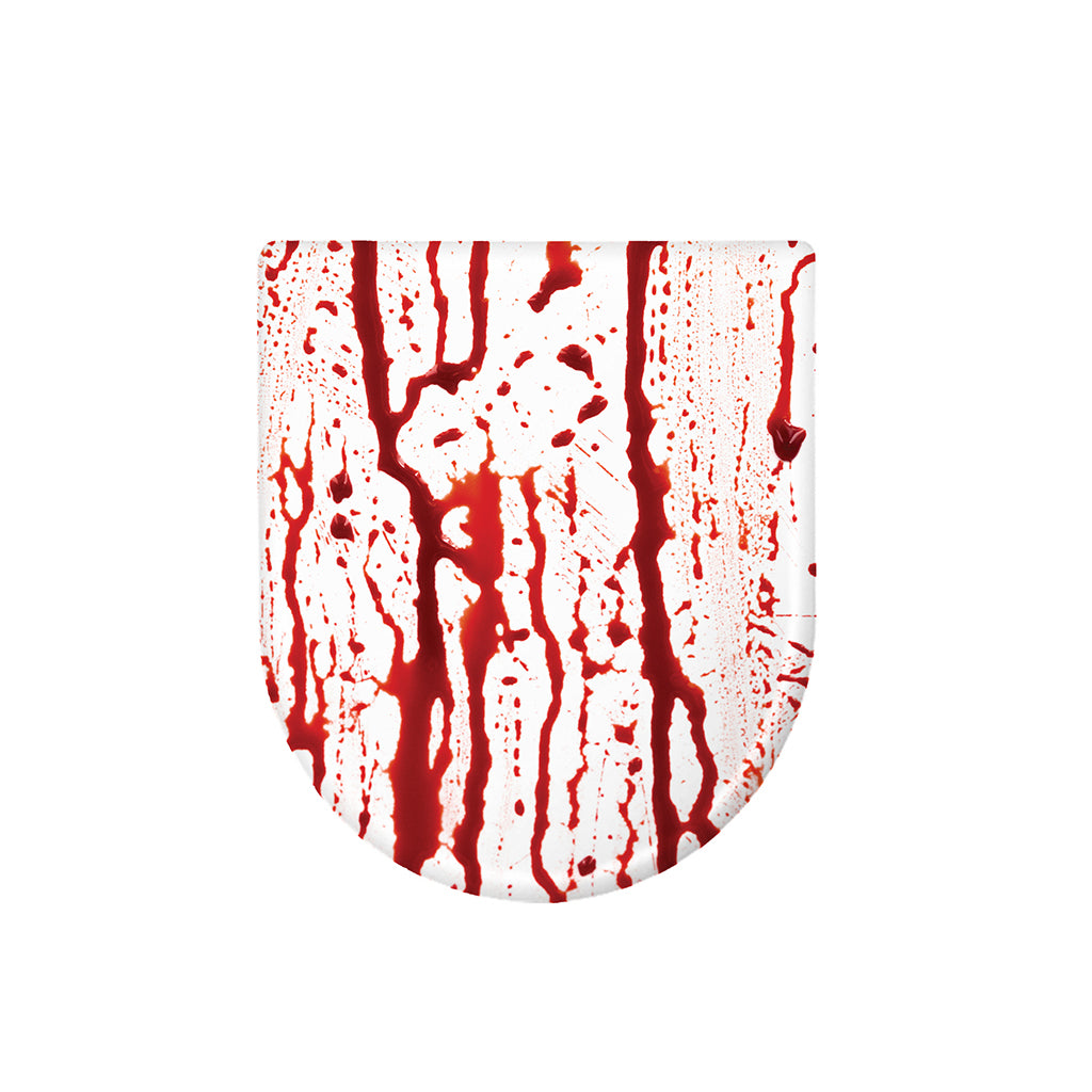 Dripping Blood Print Toilet Lid Cover