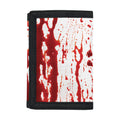 Dripping Blood Print Trifold Wallet