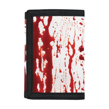 Dripping Blood Print Trifold Wallet