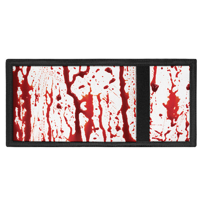 Dripping Blood Print Trifold Wallet
