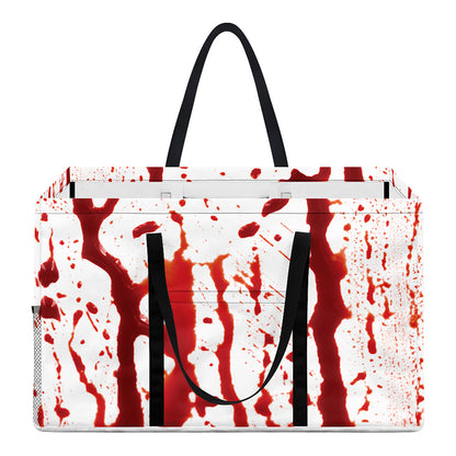 Dripping Blood Print Utility Tote Bag