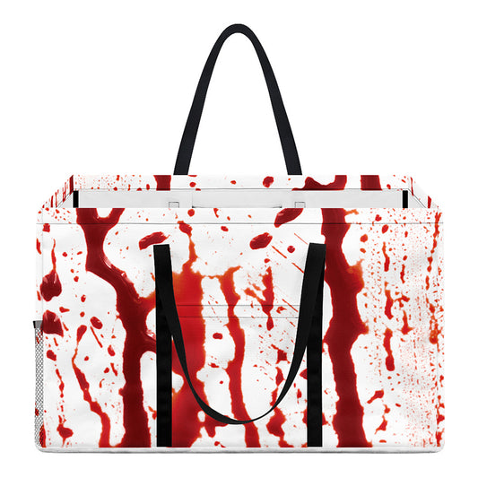 Dripping Blood Print Utility Tote Bag