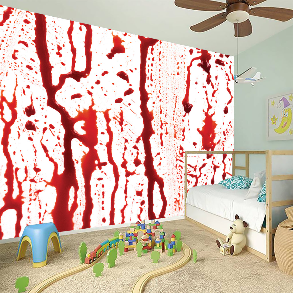 Dripping Blood Print Wall Sticker