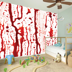 Dripping Blood Print Wall Sticker