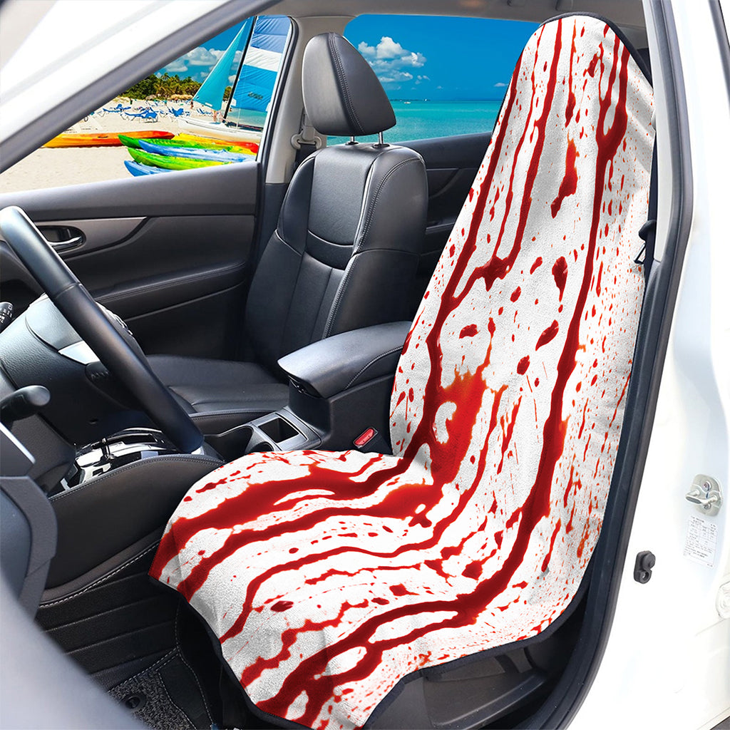 Dripping Blood Print Waterproof Car Seat Cover
