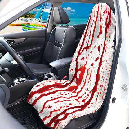 Dripping Blood Print Waterproof Car Seat Cover