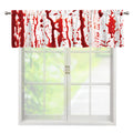 Dripping Blood Print Window Valance