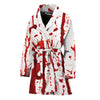 Dripping Blood Print Women's Bathrobe