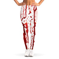 Dripping Blood Print Women's Leggings