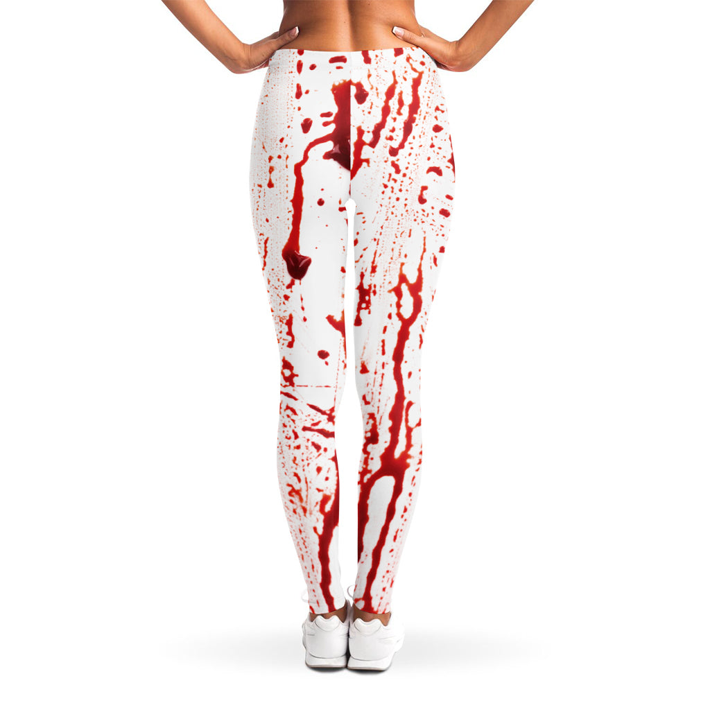 Dripping Blood Print Women's Leggings