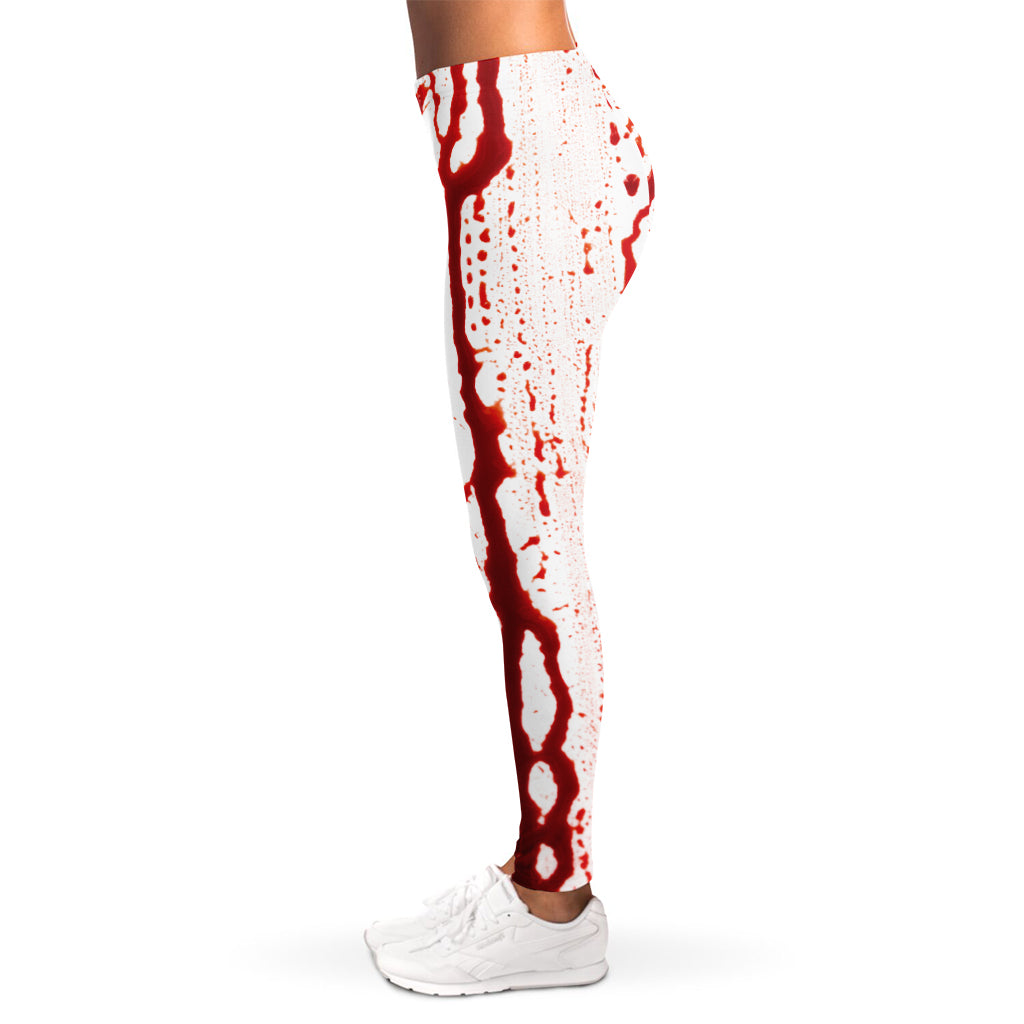Dripping Blood Print Women's Leggings