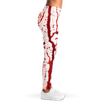 Dripping Blood Print Women's Leggings