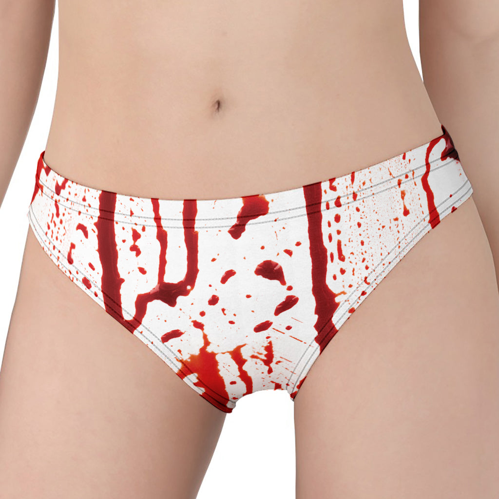 Dripping Blood Print Women's Panties