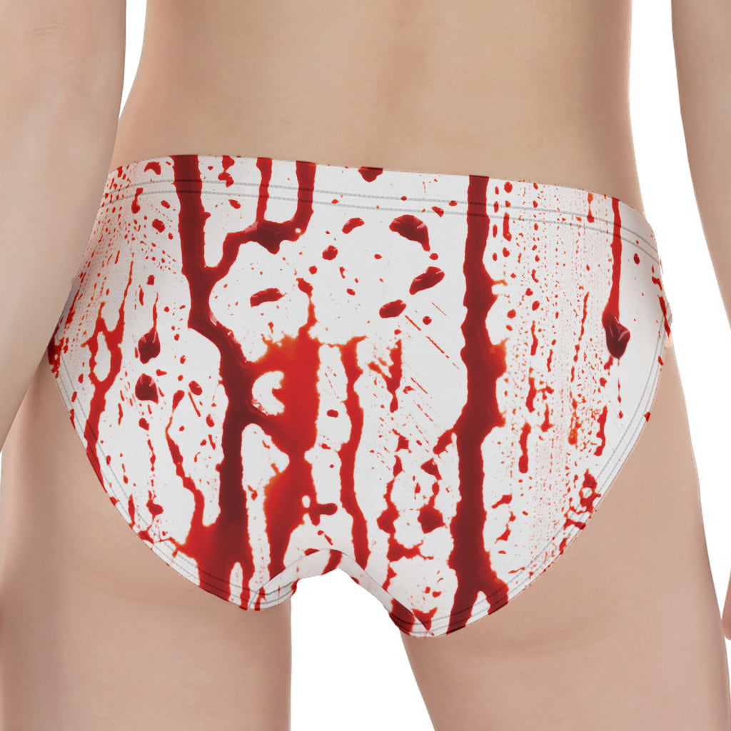 Dripping Blood Print Women's Panties