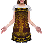Druidic Yggdrasil Tree Print Adjustable Apron