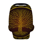 Druidic Yggdrasil Tree Print Baby Seat Cover