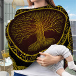 Druidic Yggdrasil Tree Print Baby Seat Cover