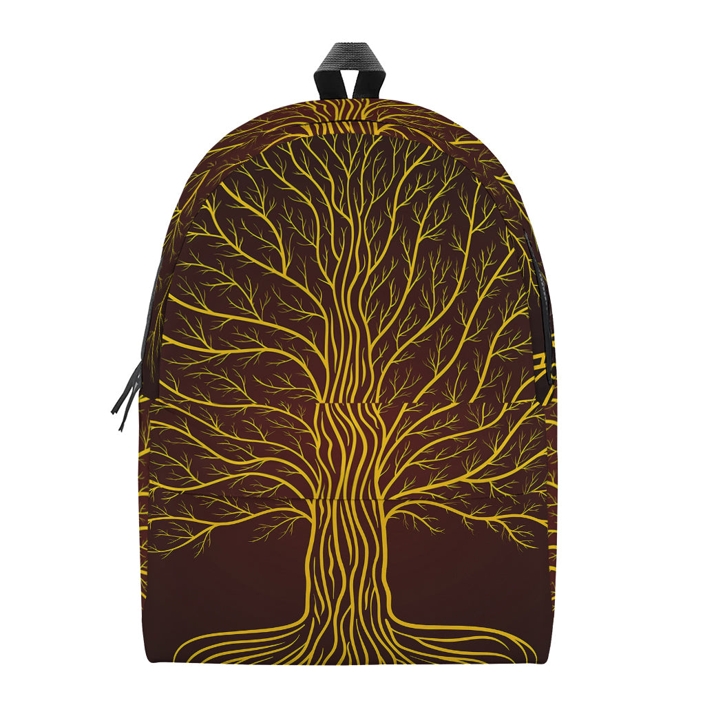 Druidic Yggdrasil Tree Print Backpack