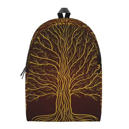 Druidic Yggdrasil Tree Print Backpack